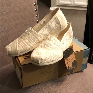 Never Worn TOMS mesh slip ons